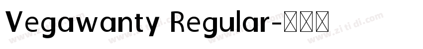 Vegawanty Regular字体转换
